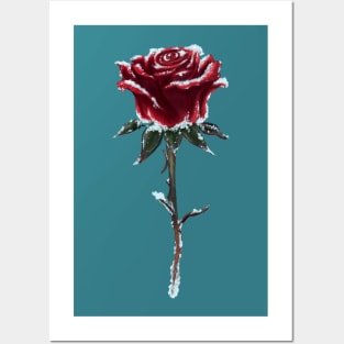 Frozen Rose - The Lakes Posters and Art